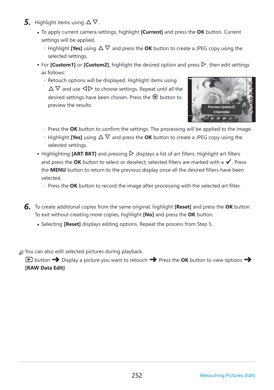 OM SYSTEM OM-5 Mirrorless Camera with 12-45mm f/4 PRO Lens (Silver) User Manual | Page 252 / 467