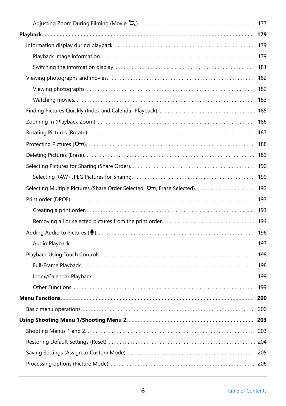 OM SYSTEM OM-5 Mirrorless Camera with 12-45mm f/4 PRO Lens (Silver) User Manual | Page 6 / 467