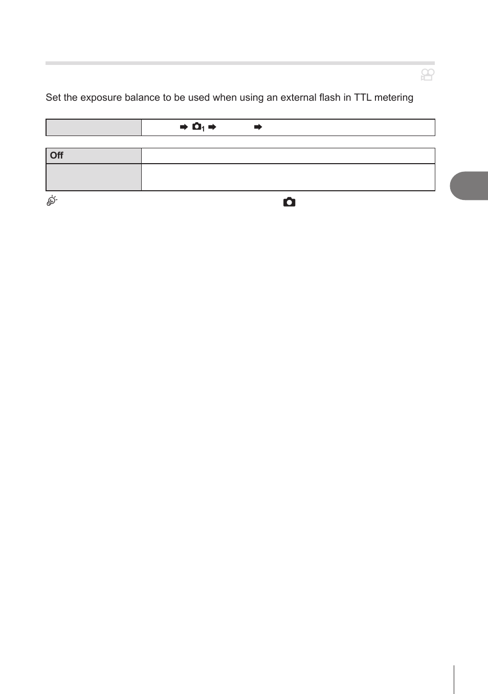 Pa s m b | OM SYSTEM OM-1 Mirrorless Camera User Manual | Page 125 / 342