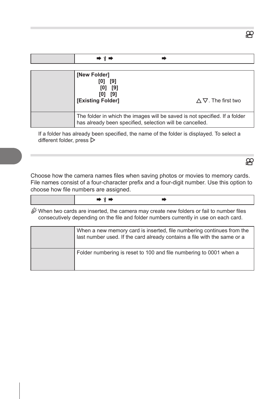 File naming options (file name), P. 244, Pa s m b | Setting up the camera | OM SYSTEM OM-1 Mirrorless Camera User Manual | Page 244 / 342