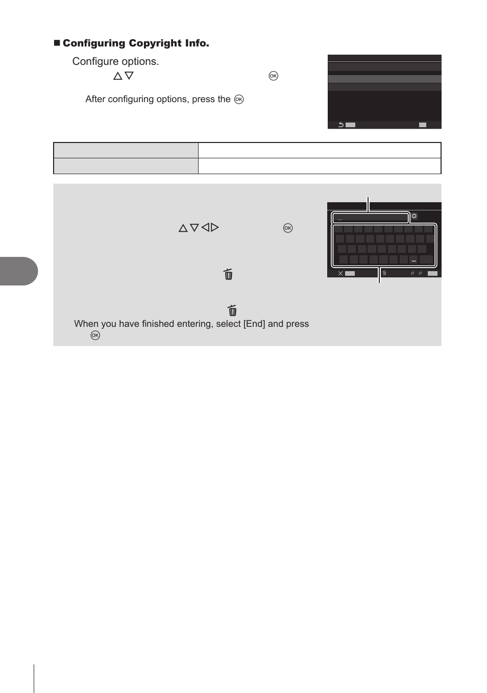 Setting up the camera, 248 en, Configure options | OM SYSTEM OM-1 Mirrorless Camera User Manual | Page 248 / 342