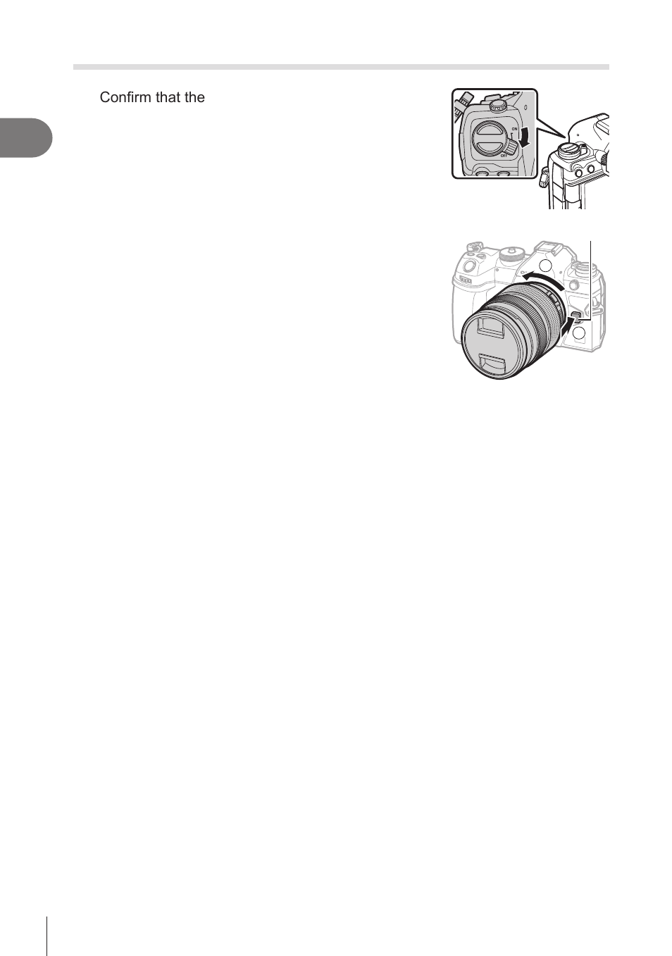 Removing lenses, P. 28 | OM SYSTEM OM-1 Mirrorless Camera User Manual | Page 28 / 342