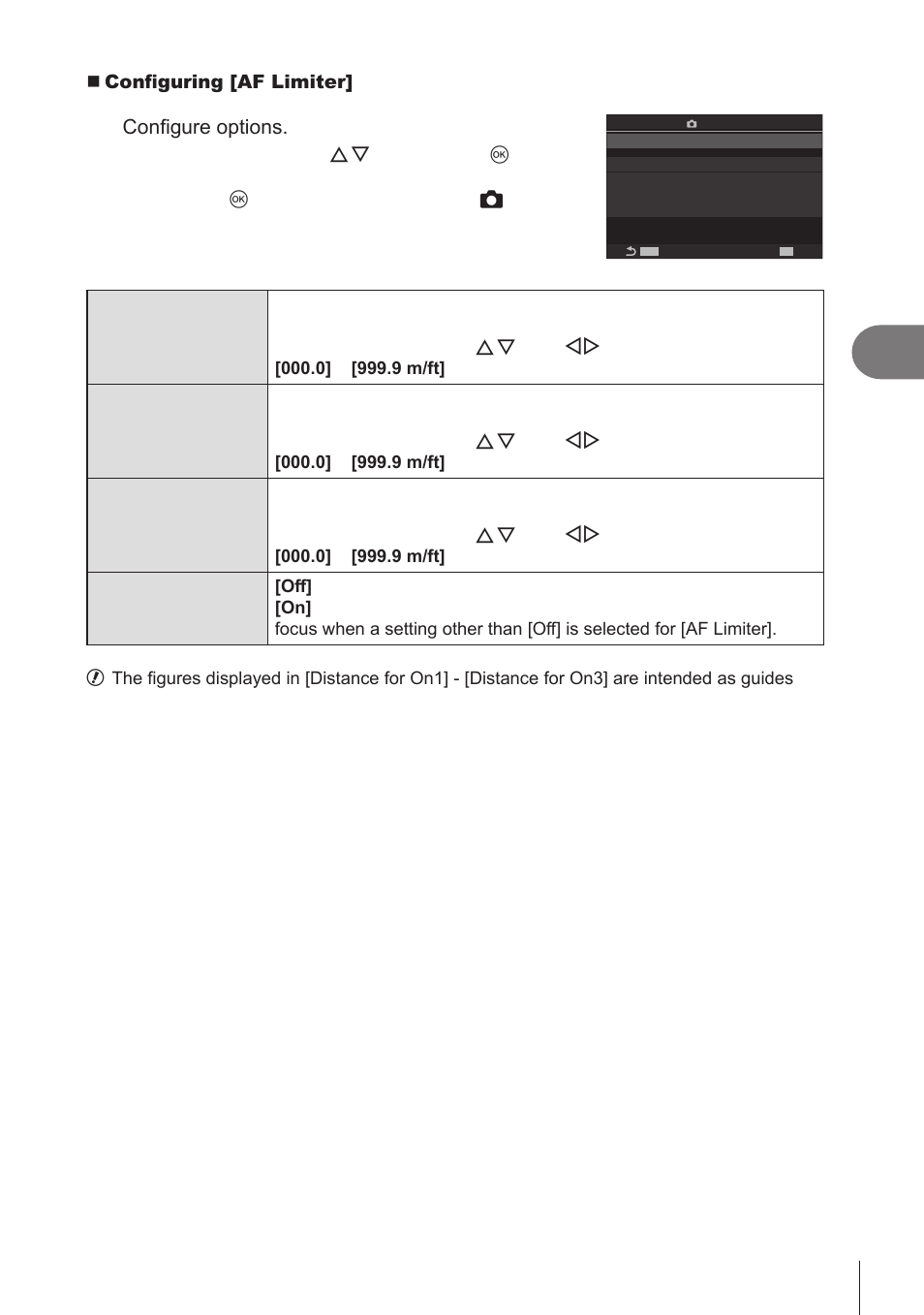 Shooting settings, 93 en, Configure options | OM SYSTEM OM-1 Mirrorless Camera User Manual | Page 93 / 342