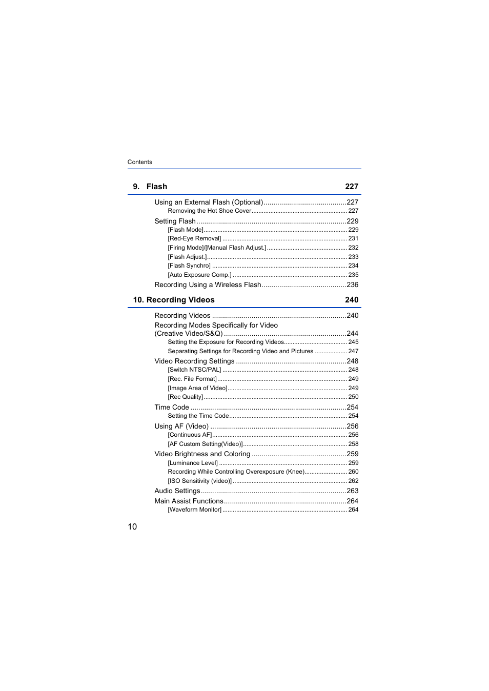 Panasonic Lumix S5 Mirrorless Camera User Manual | Page 10 / 570