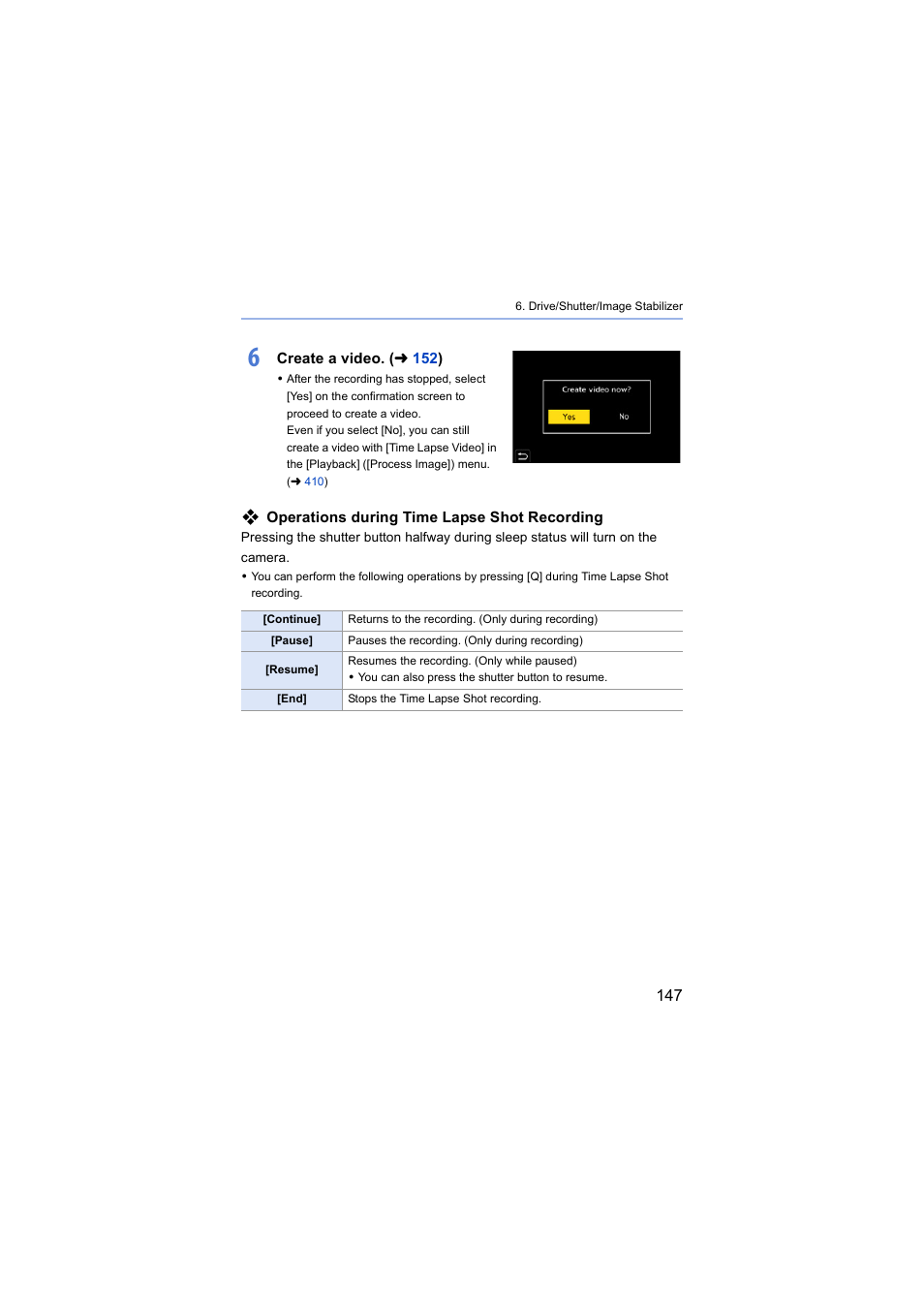 Panasonic Lumix S5 Mirrorless Camera User Manual | Page 147 / 570