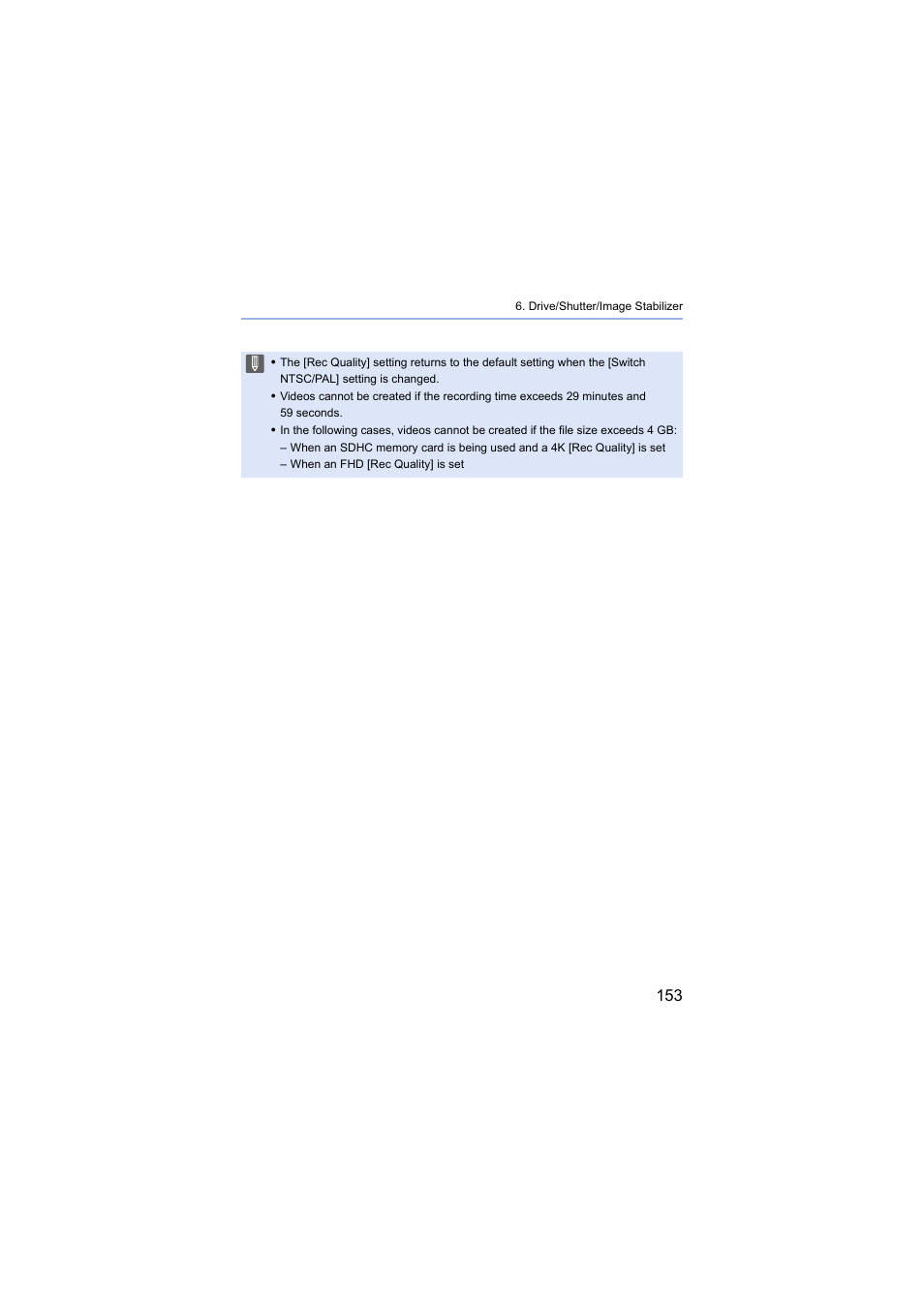Panasonic Lumix S5 Mirrorless Camera User Manual | Page 153 / 570