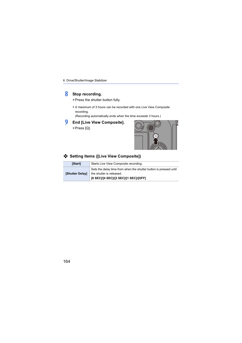 Panasonic Lumix S5 Mirrorless Camera User Manual | Page 164 / 570