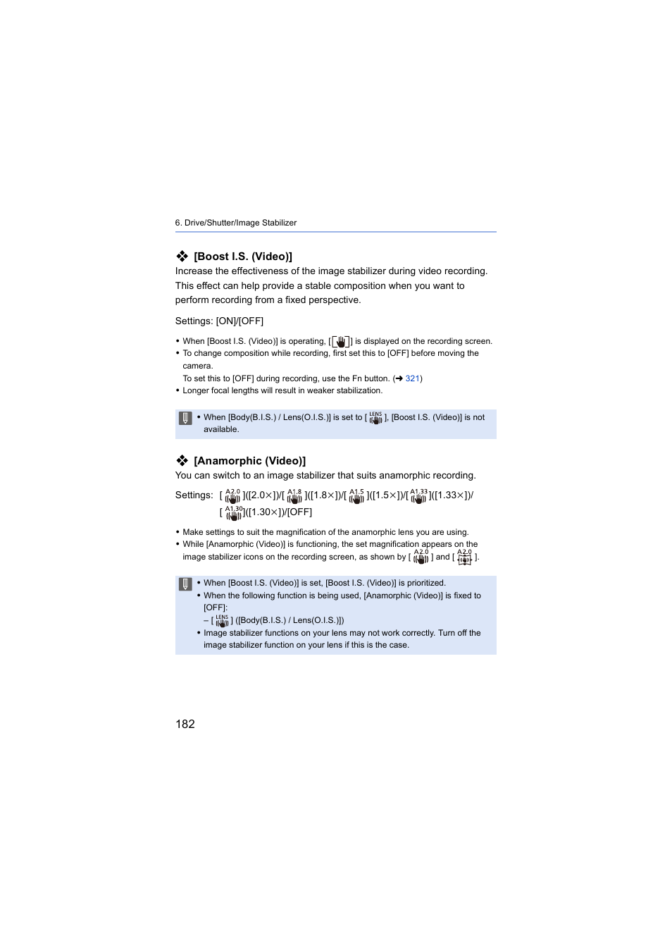 Rspective, Recording | Panasonic Lumix S5 Mirrorless Camera User Manual | Page 182 / 570