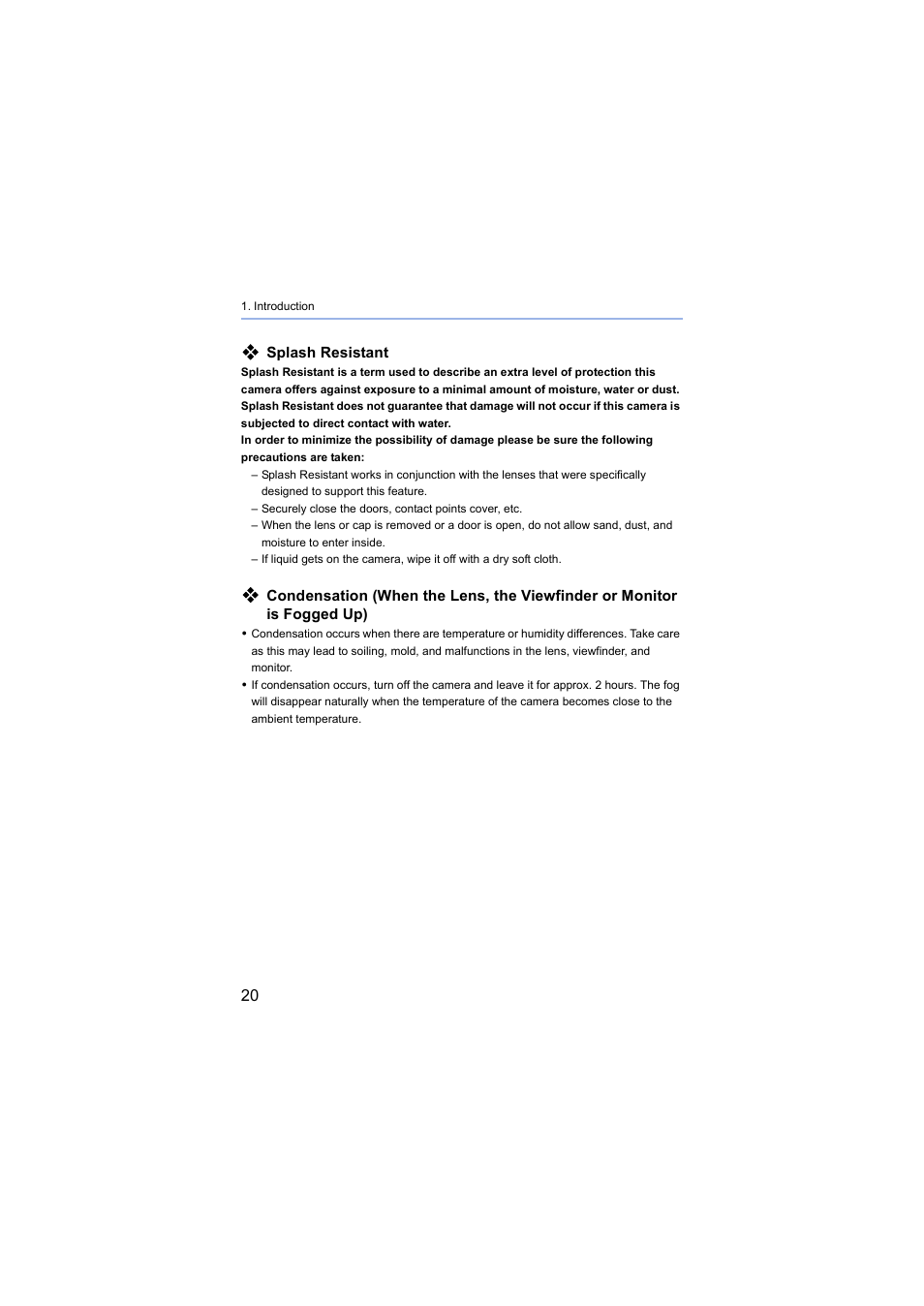Panasonic Lumix S5 Mirrorless Camera User Manual | Page 20 / 570
