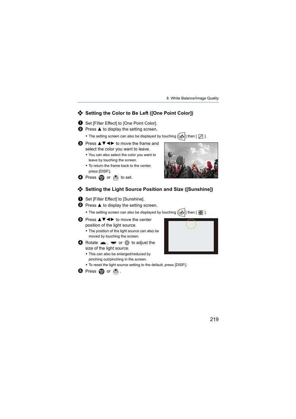 Panasonic Lumix S5 Mirrorless Camera User Manual | Page 219 / 570