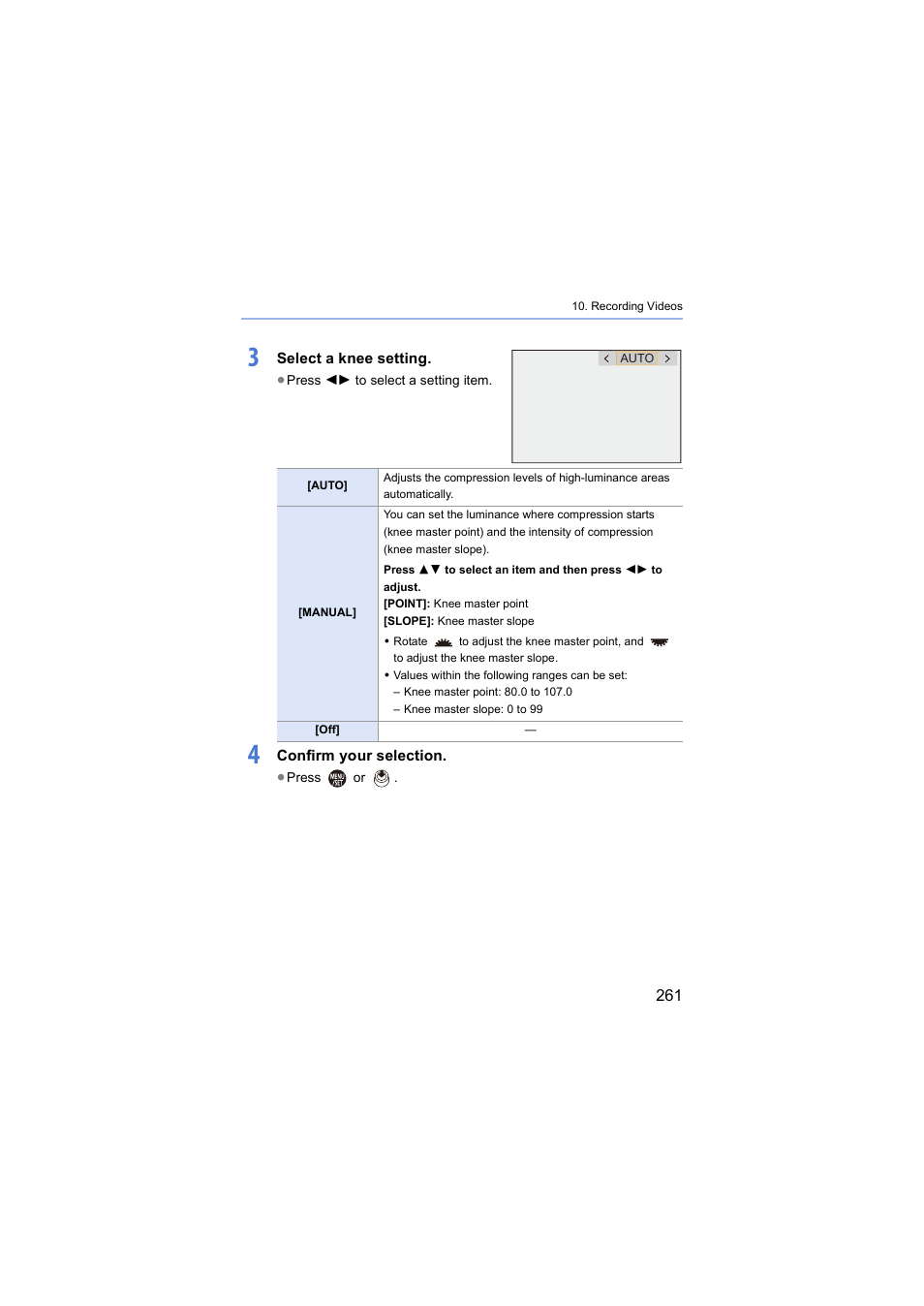 Panasonic Lumix S5 Mirrorless Camera User Manual | Page 261 / 570