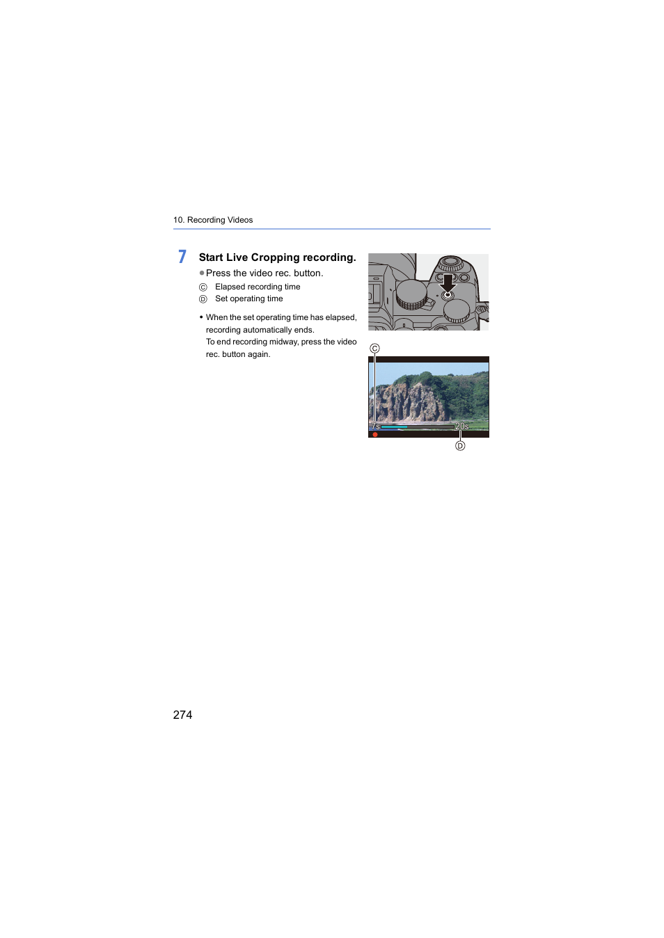 Panasonic Lumix S5 Mirrorless Camera User Manual | Page 274 / 570