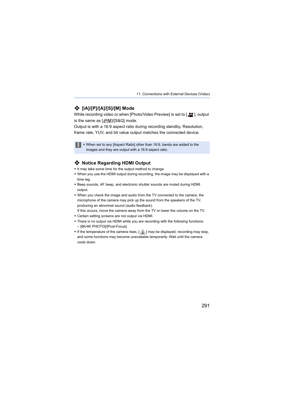 Panasonic Lumix S5 Mirrorless Camera User Manual | Page 291 / 570