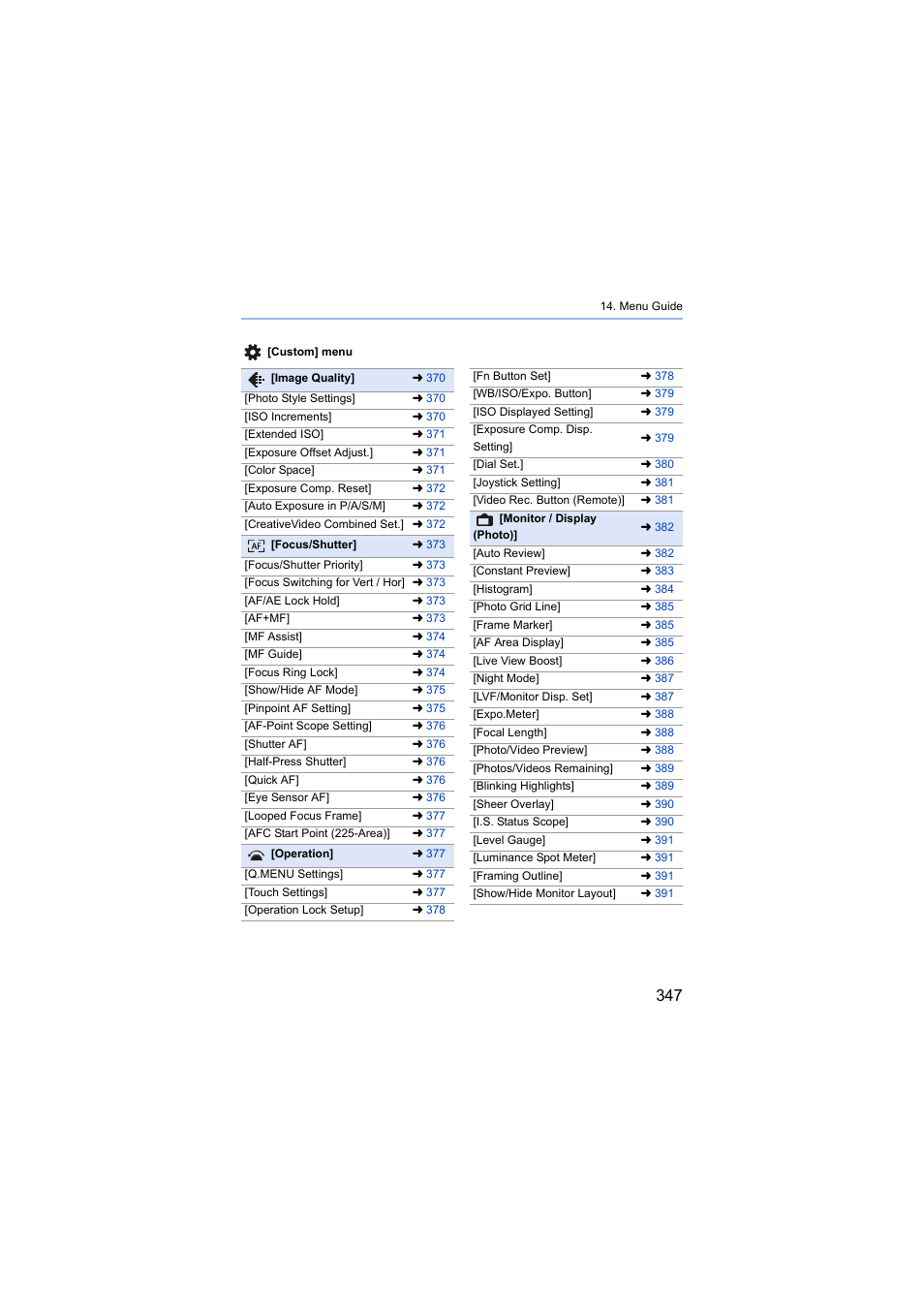 Panasonic Lumix S5 Mirrorless Camera User Manual | Page 347 / 570