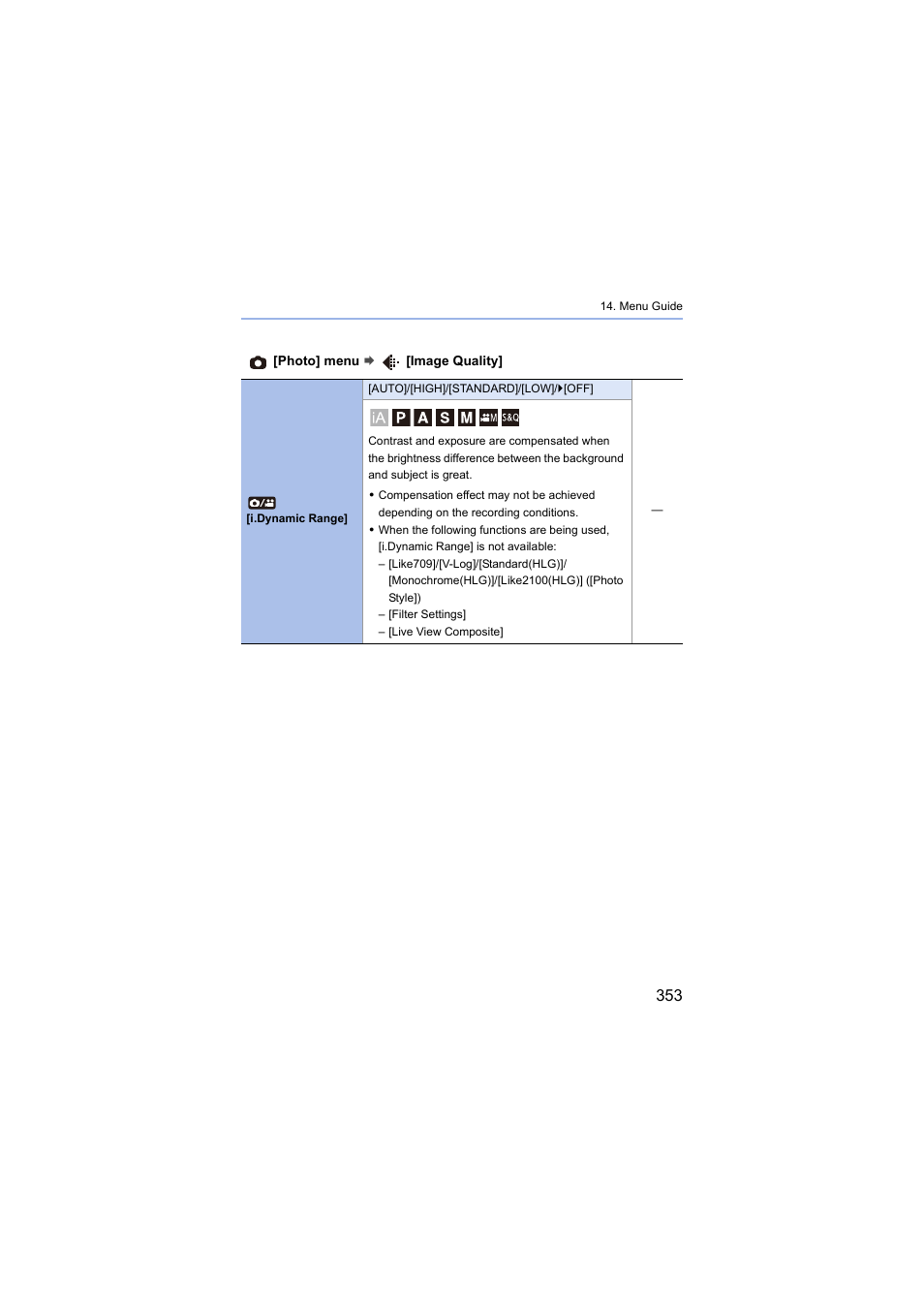 Panasonic Lumix S5 Mirrorless Camera User Manual | Page 353 / 570