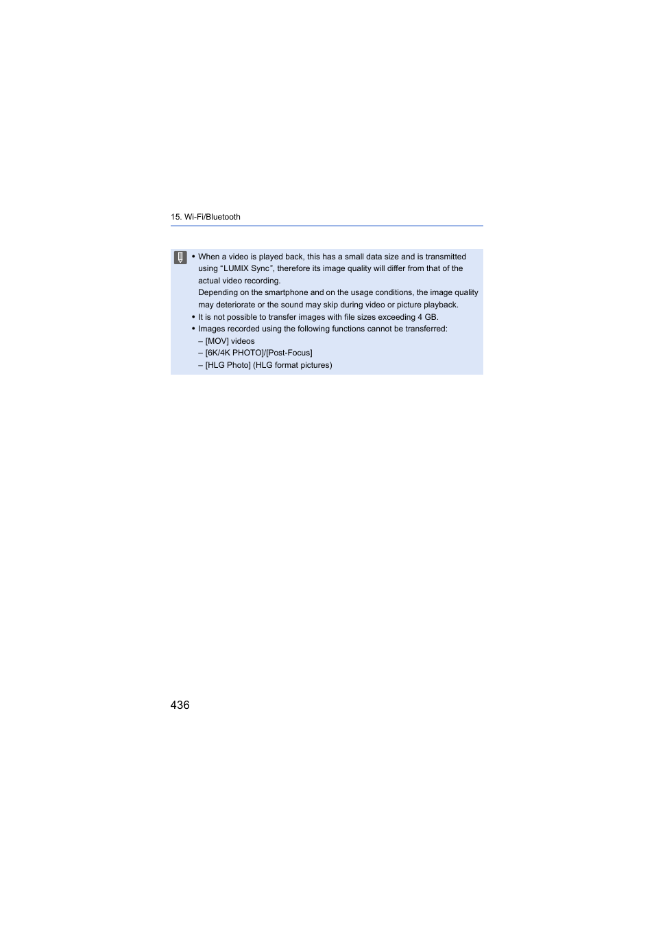 Panasonic Lumix S5 Mirrorless Camera User Manual | Page 436 / 570