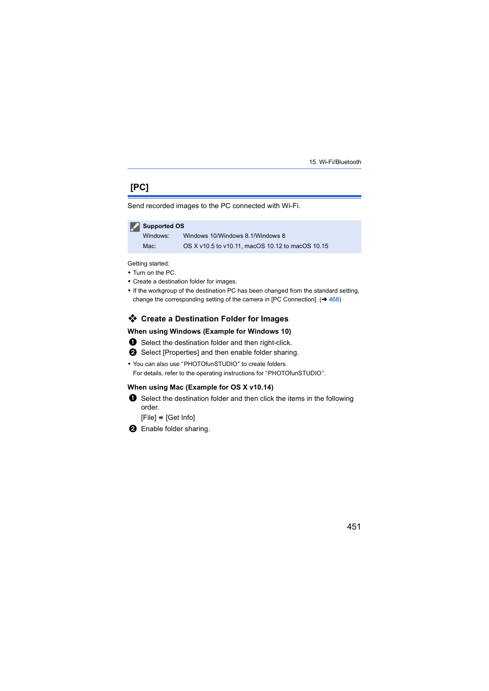 Panasonic Lumix S5 Mirrorless Camera User Manual | Page 451 / 570
