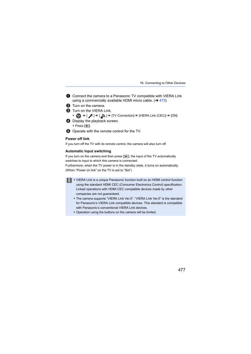 Panasonic Lumix S5 Mirrorless Camera User Manual | Page 477 / 570