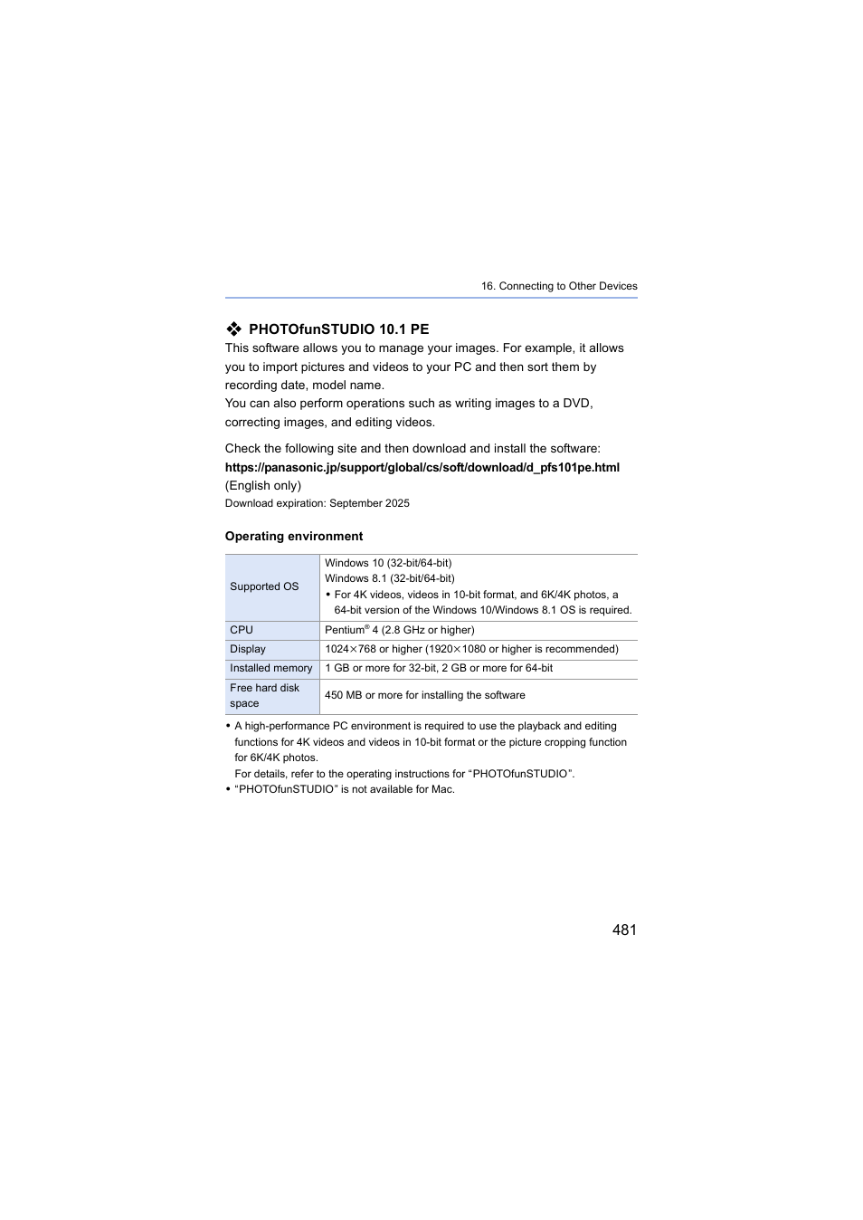Photofunstudio 10.1 pe | Panasonic Lumix S5 Mirrorless Camera User Manual | Page 481 / 570