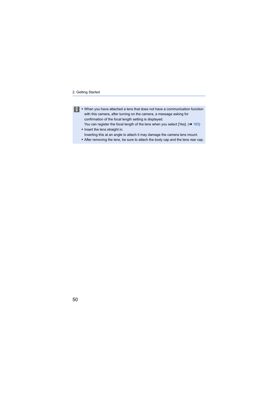 Panasonic Lumix S5 Mirrorless Camera User Manual | Page 50 / 570