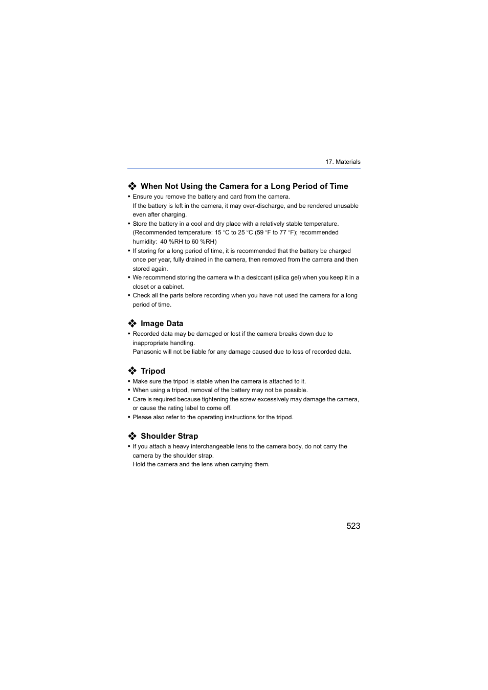 Ripod mount | Panasonic Lumix S5 Mirrorless Camera User Manual | Page 523 / 570