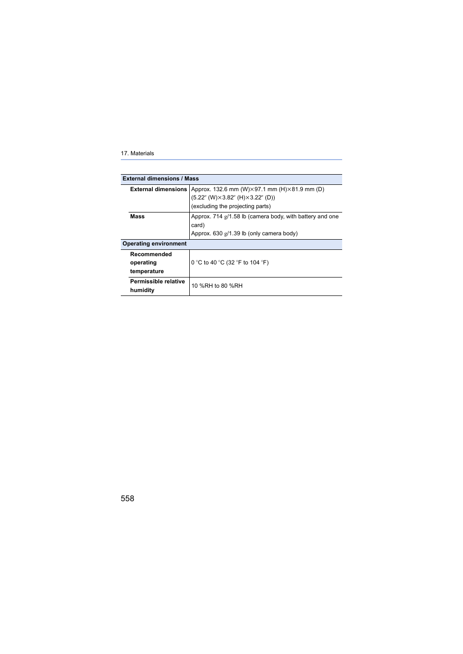 Panasonic Lumix S5 Mirrorless Camera User Manual | Page 558 / 570