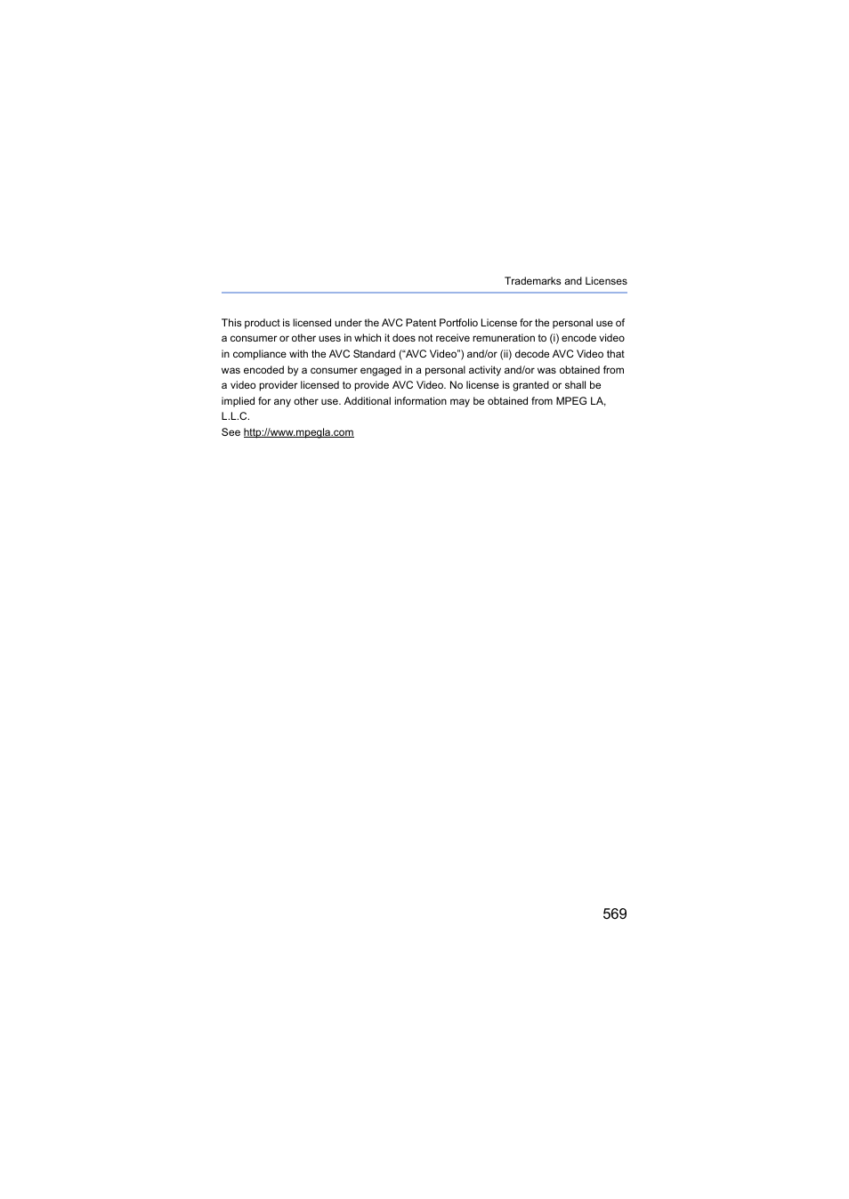 Panasonic Lumix S5 Mirrorless Camera User Manual | Page 569 / 570