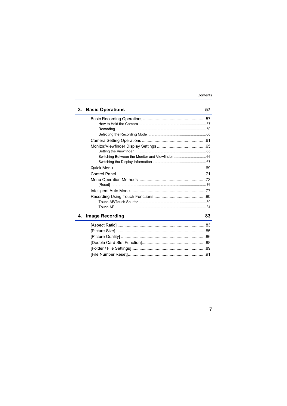 Panasonic Lumix S5 Mirrorless Camera User Manual | Page 7 / 570