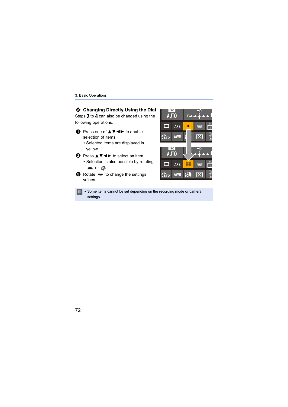 Auto | Panasonic Lumix S5 Mirrorless Camera User Manual | Page 72 / 570