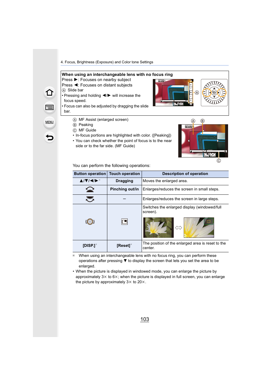 Panasonic Lumix GH5S Mirrorless Camera User Manual | Page 103 / 372