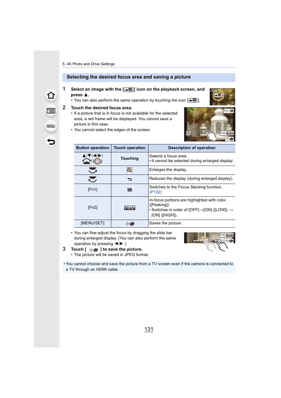 P131) | Panasonic Lumix GH5S Mirrorless Camera User Manual | Page 131 / 372