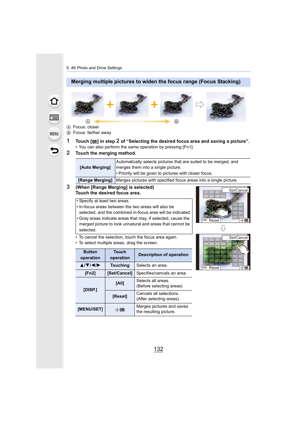 P132 | Panasonic Lumix GH5S Mirrorless Camera User Manual | Page 132 / 372