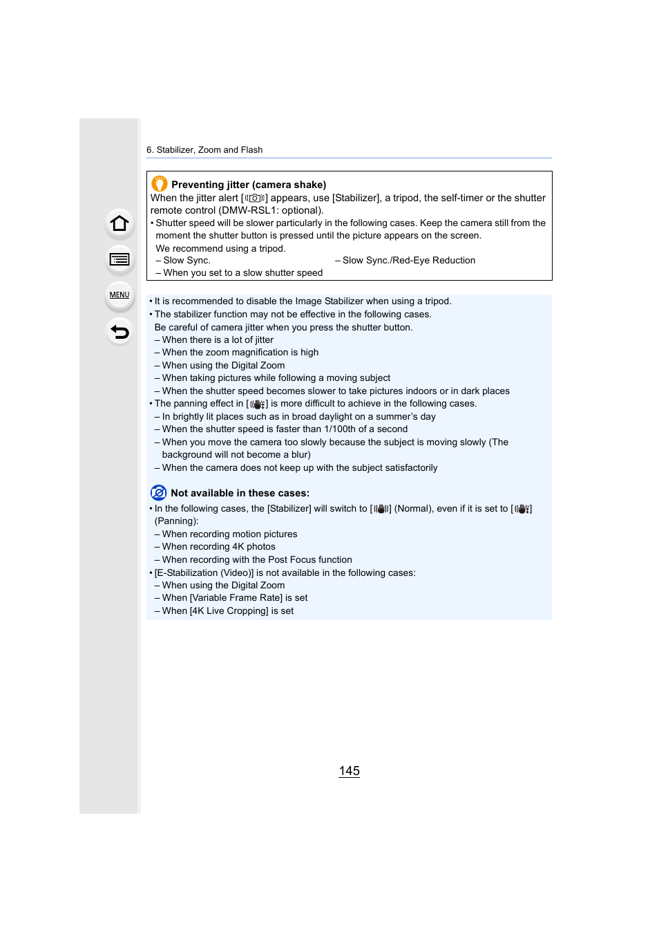 Panasonic Lumix GH5S Mirrorless Camera User Manual | Page 145 / 372