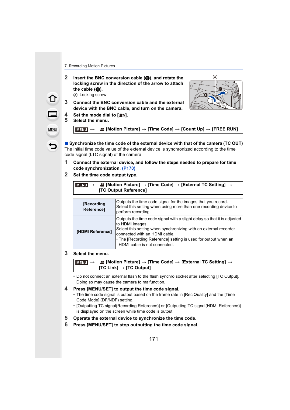 Panasonic Lumix GH5S Mirrorless Camera User Manual | Page 171 / 372