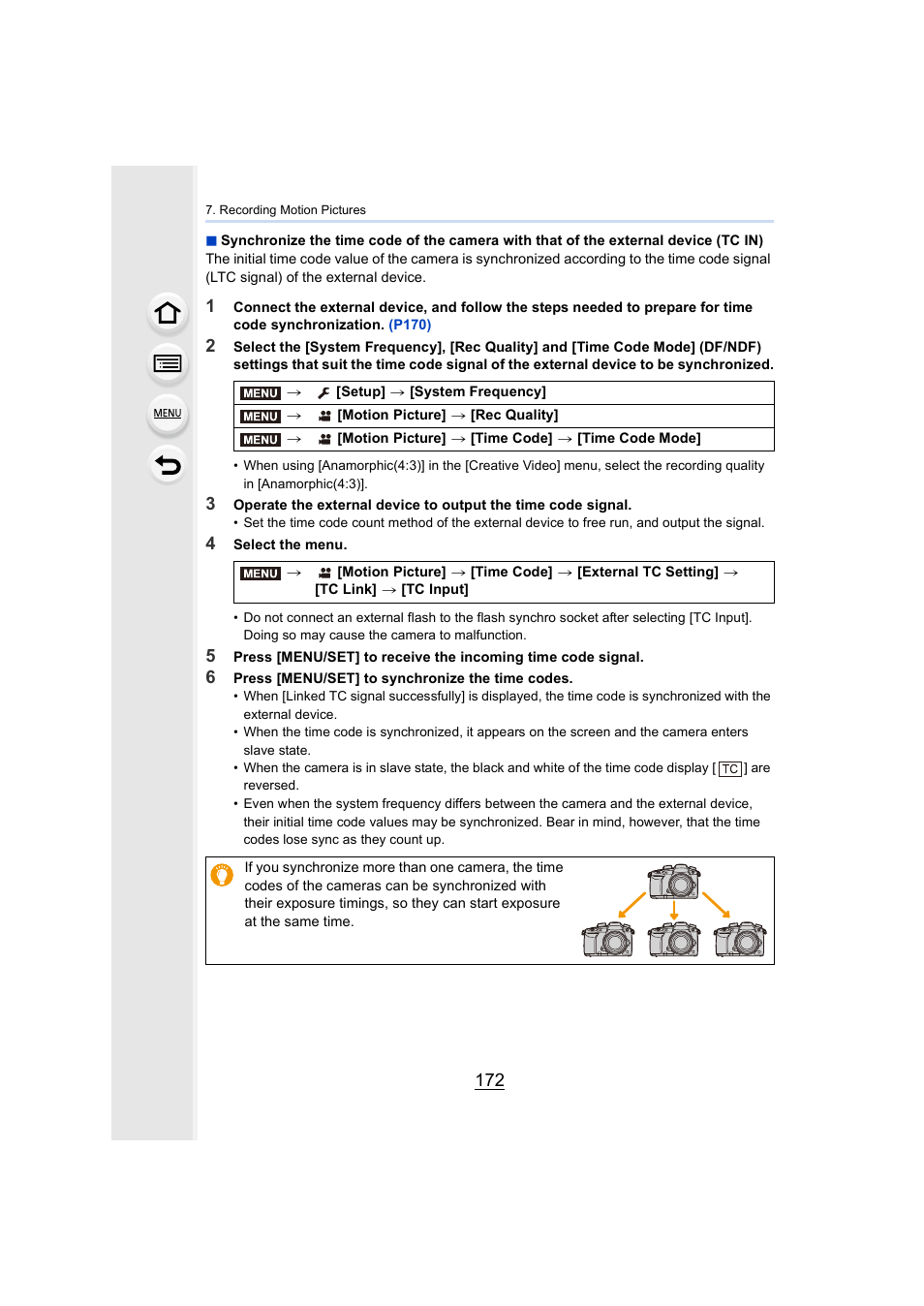 Panasonic Lumix GH5S Mirrorless Camera User Manual | Page 172 / 372