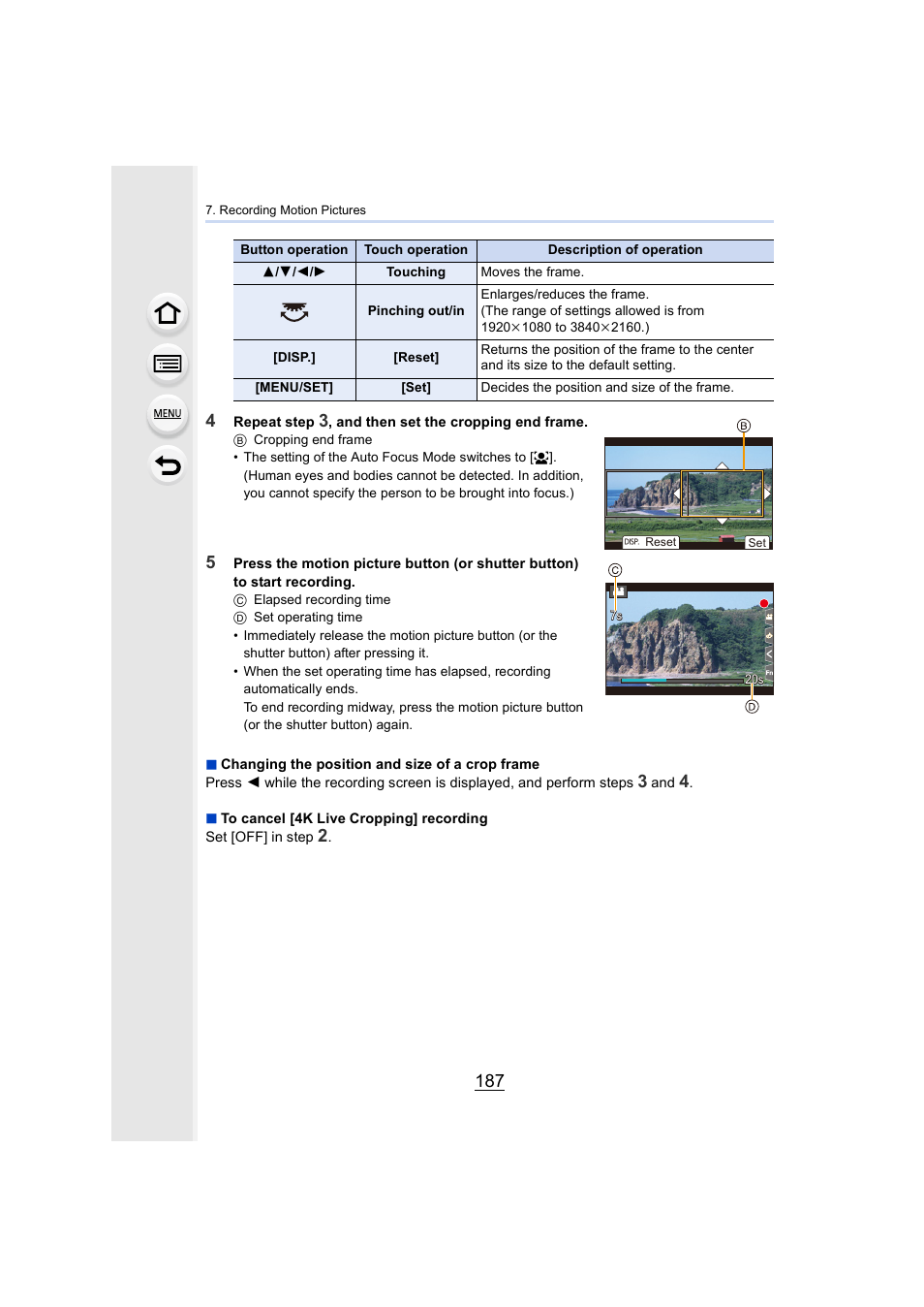 Panasonic Lumix GH5S Mirrorless Camera User Manual | Page 187 / 372