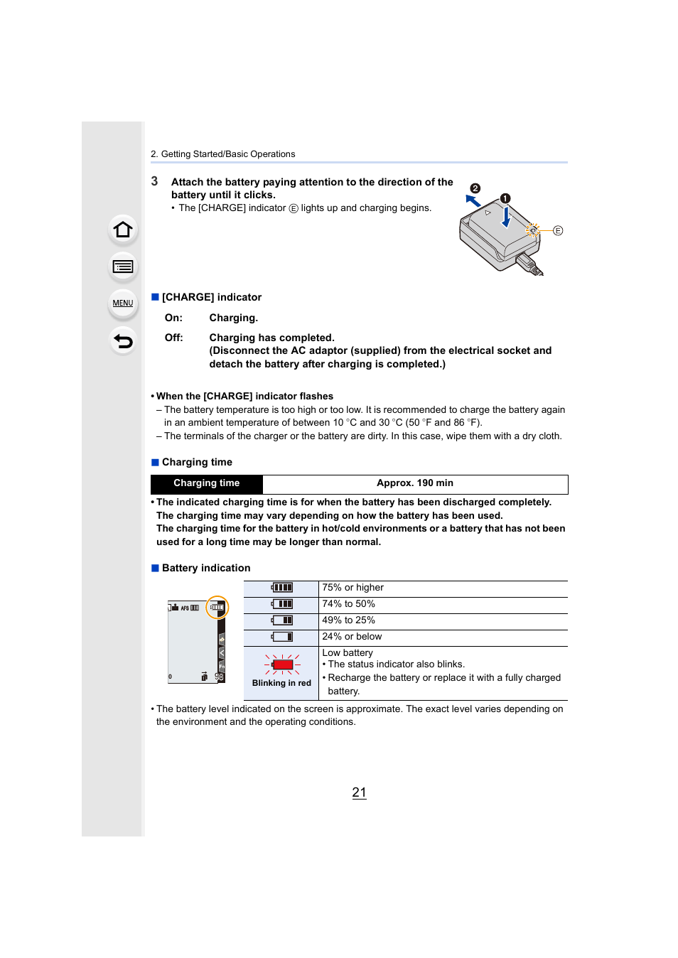 Panasonic Lumix GH5S Mirrorless Camera User Manual | Page 21 / 372