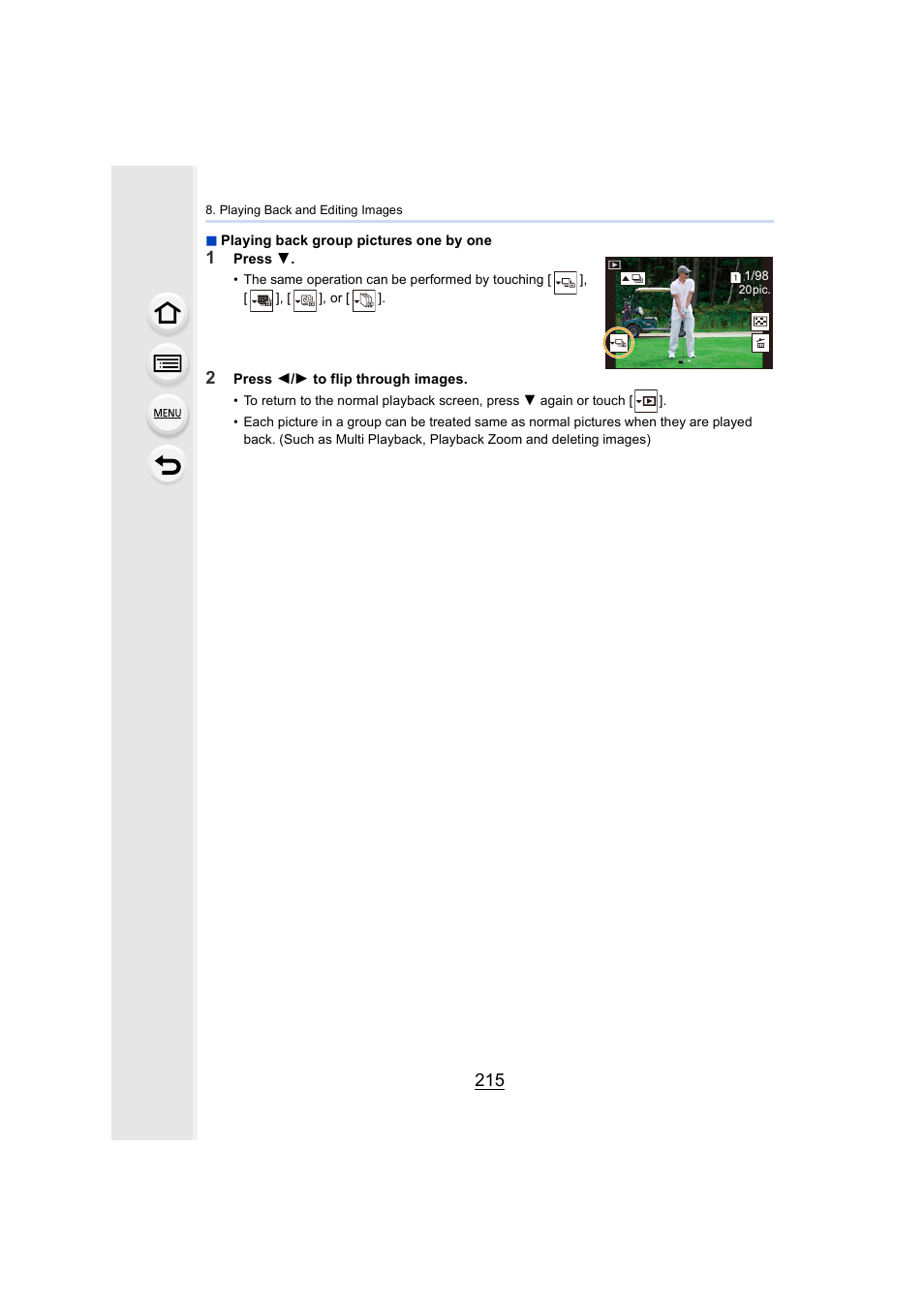 Panasonic Lumix GH5S Mirrorless Camera User Manual | Page 215 / 372