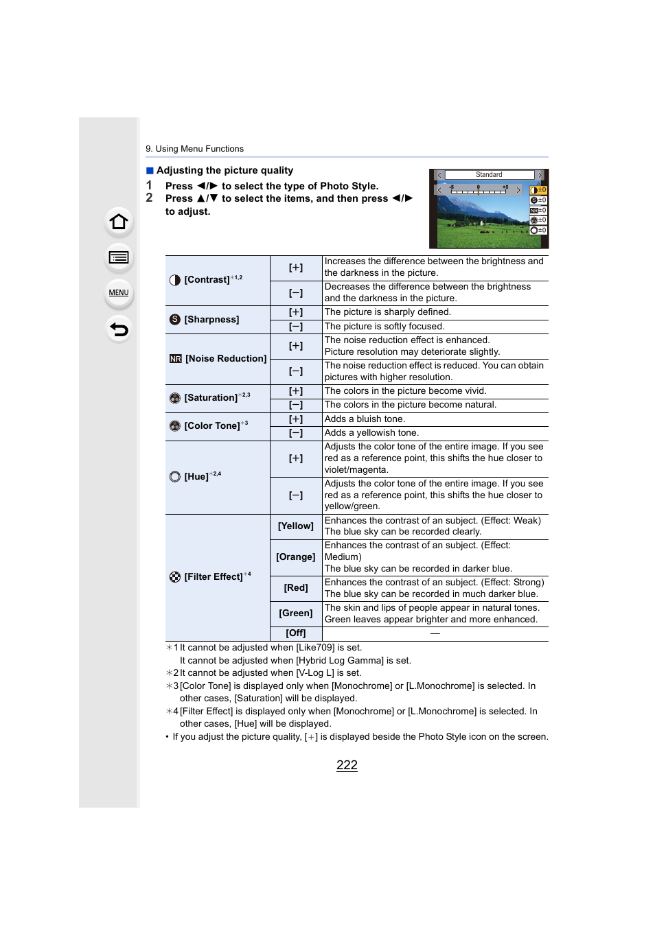 Panasonic Lumix GH5S Mirrorless Camera User Manual | Page 222 / 372