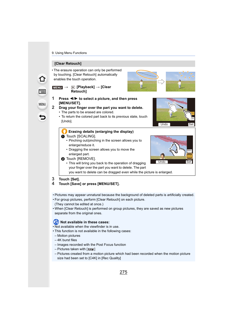 P275, P275) | Panasonic Lumix GH5S Mirrorless Camera User Manual | Page 275 / 372