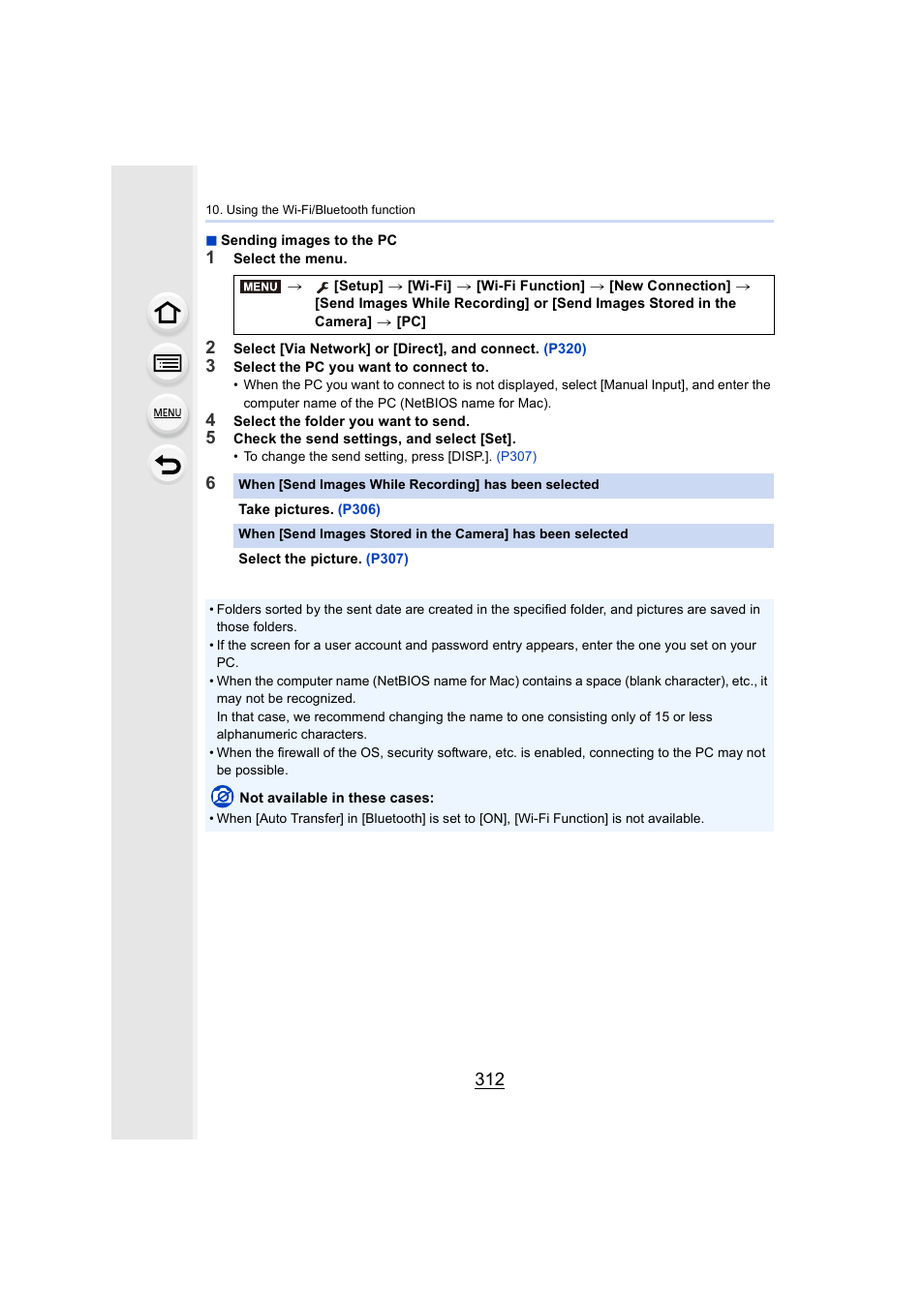 Panasonic Lumix GH5S Mirrorless Camera User Manual | Page 312 / 372