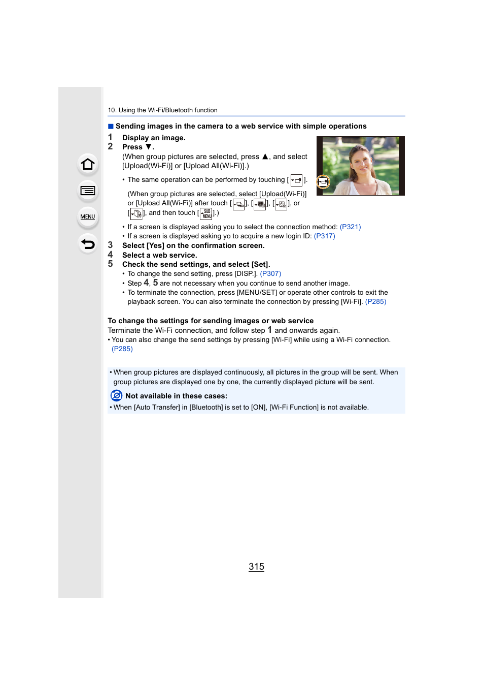 Panasonic Lumix GH5S Mirrorless Camera User Manual | Page 315 / 372