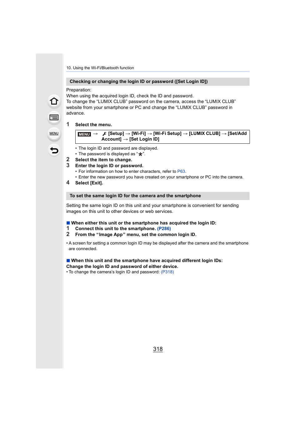 Panasonic Lumix GH5S Mirrorless Camera User Manual | Page 318 / 372