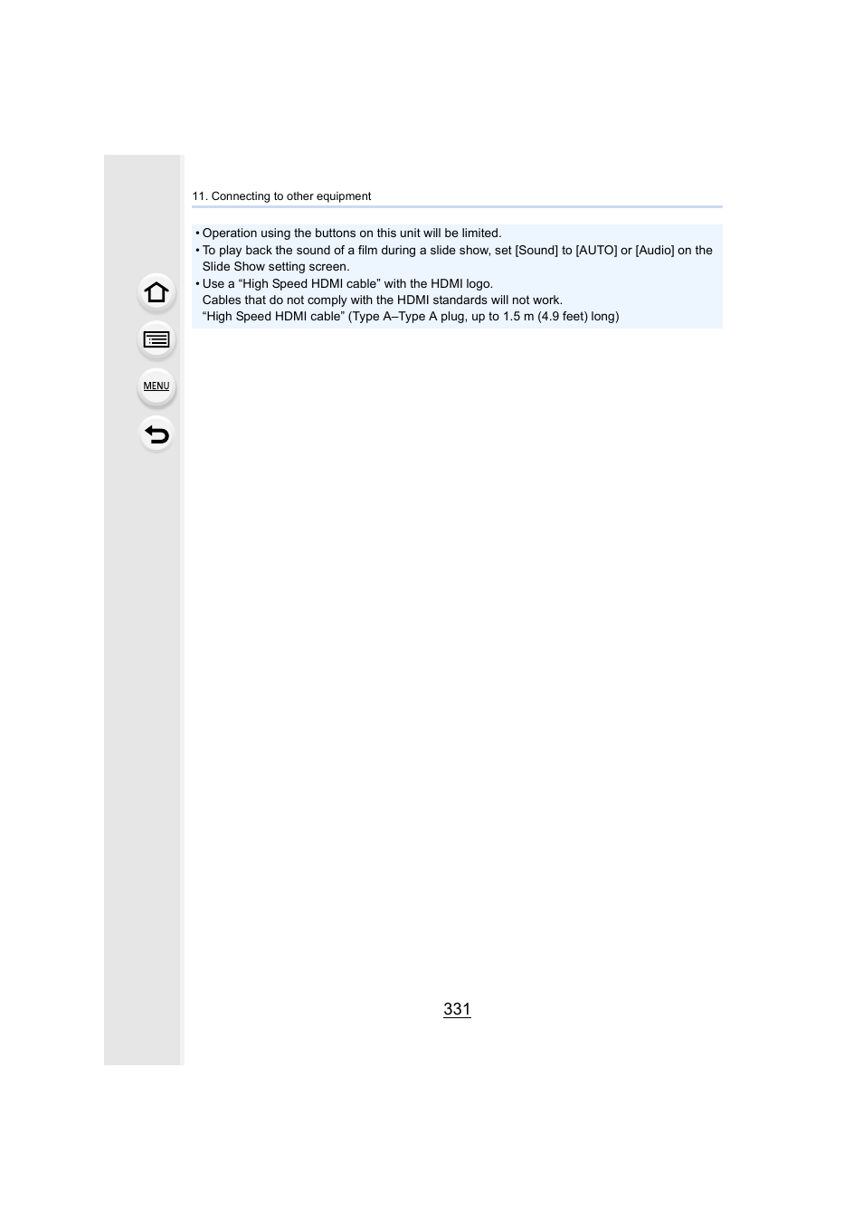 Panasonic Lumix GH5S Mirrorless Camera User Manual | Page 331 / 372