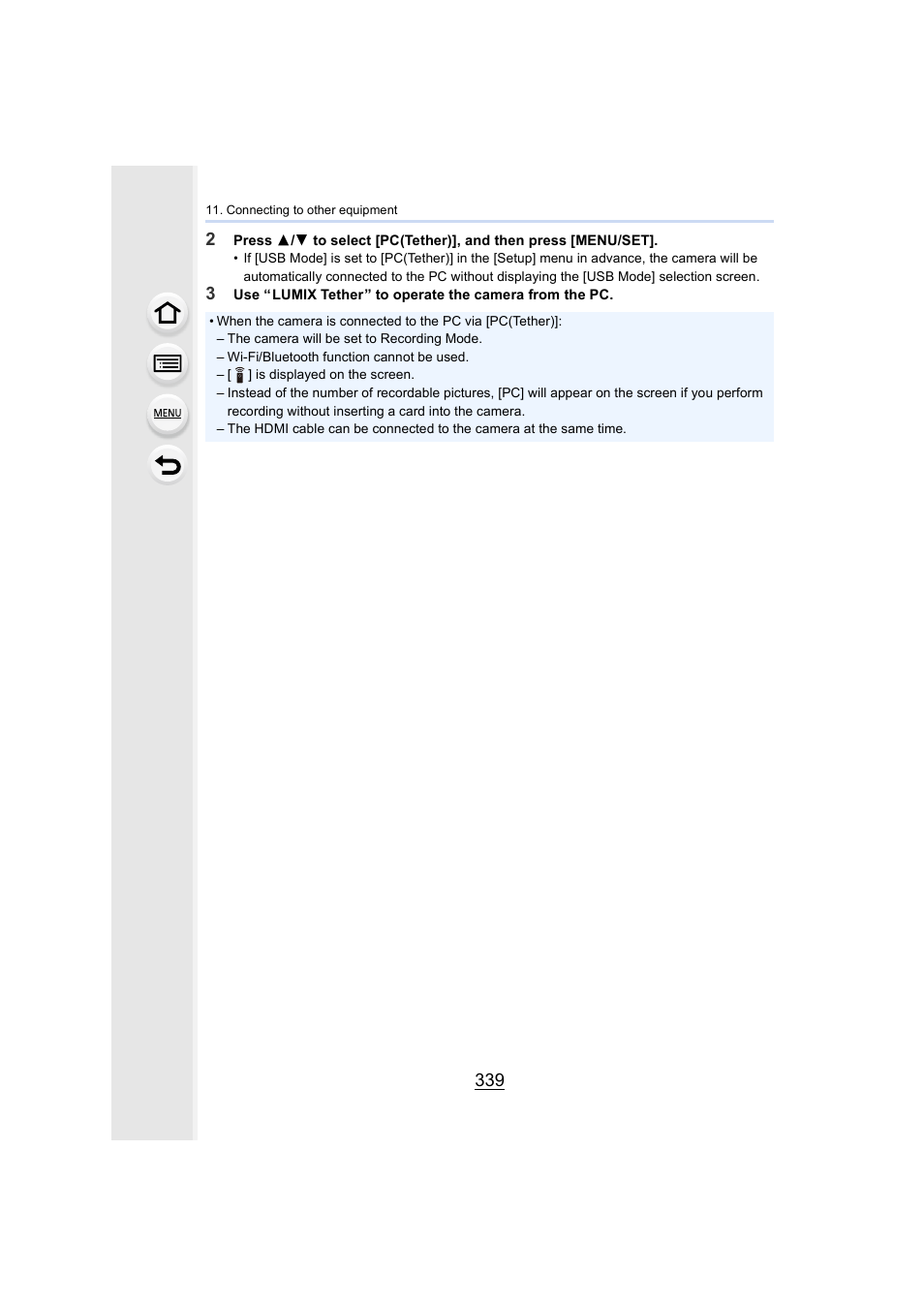 Panasonic Lumix GH5S Mirrorless Camera User Manual | Page 339 / 372