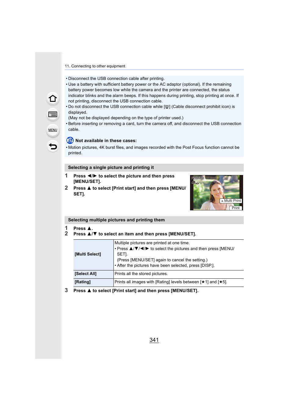 P341) | Panasonic Lumix GH5S Mirrorless Camera User Manual | Page 341 / 372