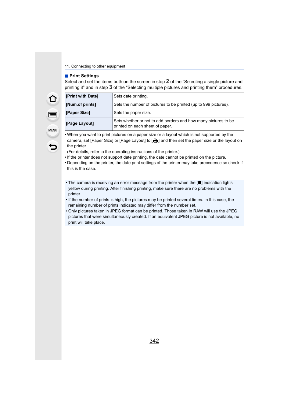 Panasonic Lumix GH5S Mirrorless Camera User Manual | Page 342 / 372