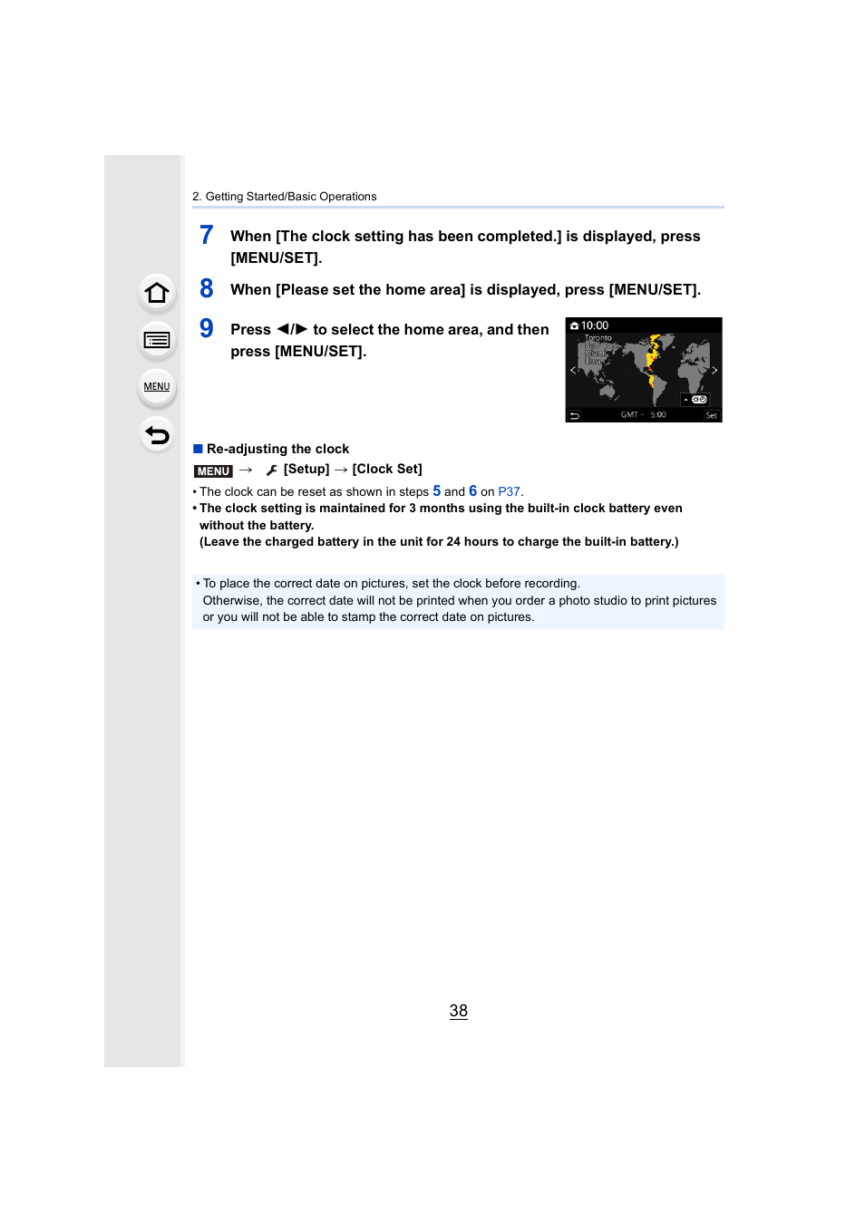 Panasonic Lumix GH5S Mirrorless Camera User Manual | Page 38 / 372
