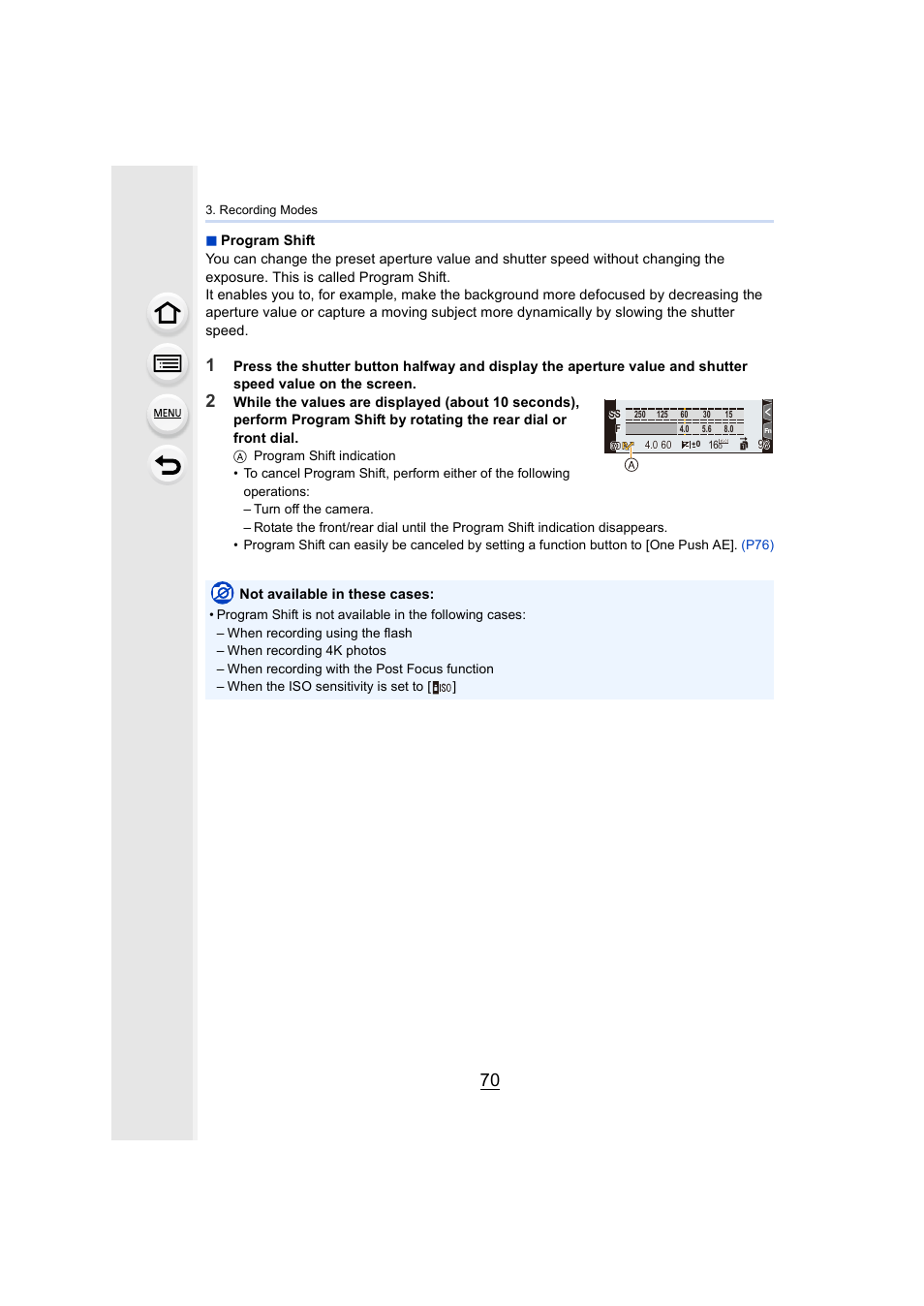 Panasonic Lumix GH5S Mirrorless Camera User Manual | Page 70 / 372