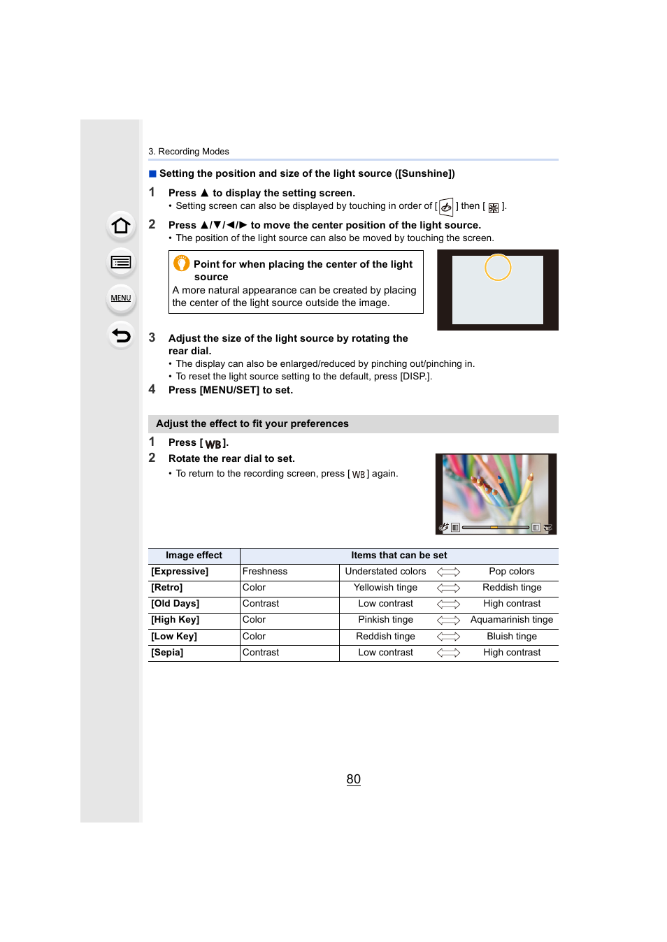 Panasonic Lumix GH5S Mirrorless Camera User Manual | Page 80 / 372